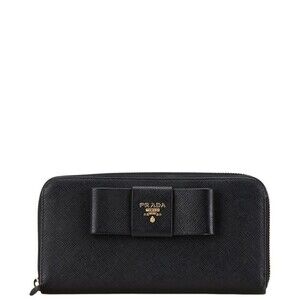 PRADA Black Saffiano Wallet